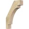 Ekena Millwork 4"W x 16"D x 24"H Merced Rough Sawn Knee Brace, Douglas Fir BRC04X16X24MRC00RDF - alternate 1